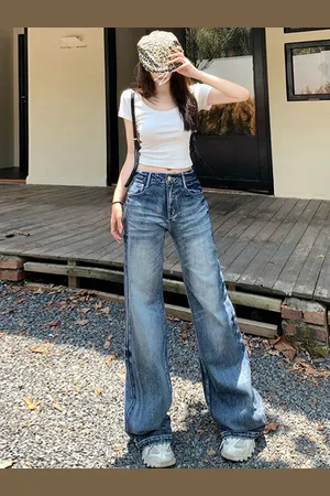 DressBerry Women Flared High-Rise Light Fade Jeans