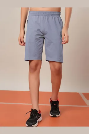 TECHNOSPORT Boys Colorblock Regular Fit Sports Shorts with 4 Way Crispy