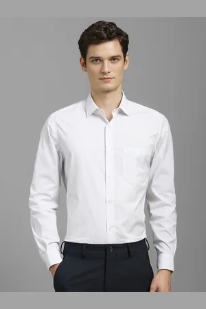 Louis Philippe Men Classic Floral Opaque Printed Formal Shirt