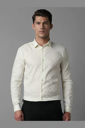 Louis Philippe Men Super Slim Fit Opaque Checked Casual Shirt