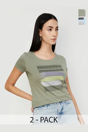 Max Collection Women Graphic Printed T-Shirt - Pack of 2