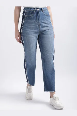 ICONIC Women Clean Look Heavy Fade Jeans