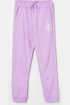 Lifestyle Girls Cotton Mid Rise Joggers