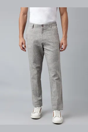Richlook Men Checked Smart Slim Fit Trousers