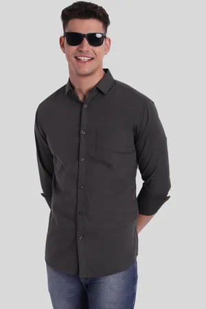 Majestic Slim Fit Opaque Pure Cotton Casual Shirt