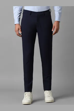 Louis Philippe Men Mid Rise Slim Fit Regular Trouser