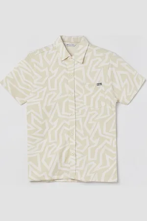 Lifestyle Boys Abstract Printed Cotton Casual Shirt