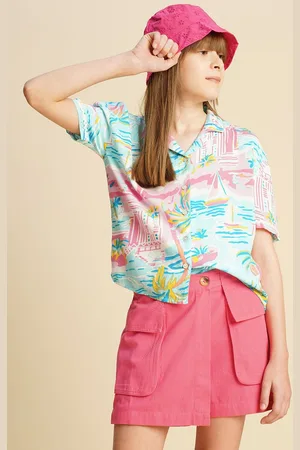 VERO MODA Girls Opaque Printed Casual Shirt