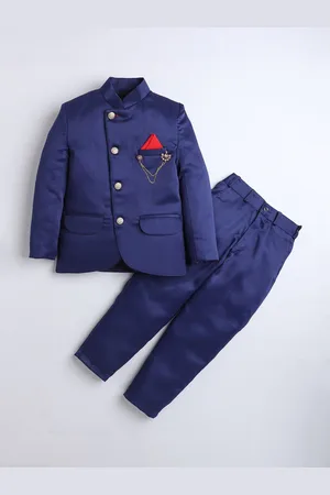 DKGF FASHION Boys Single-Breasted Two-Piece Formal Suit
