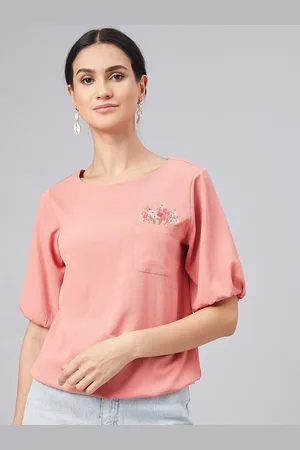 marie claire Women Pink Solid Top