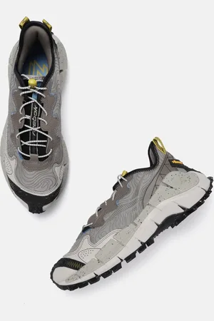 Reebok Unisex Grey Zig Kinetica II Edge Running Shoes