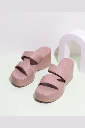 Inc 5 Striped Party Block Sandals