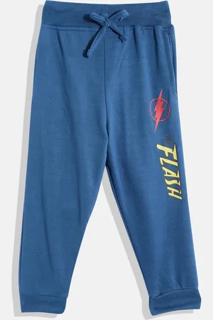 Eteenz Boys Flash Print Detail Premium Cotton Joggers