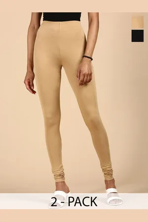 De Moza Pack Of 2 Churidar Length Leggings