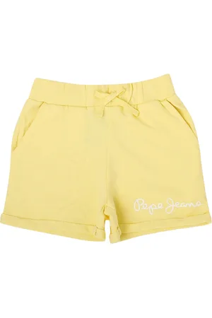 Pepe Jeans Girls Yellow Shorts
