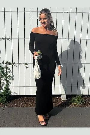 HERE&NOW Off-Shoulder Bodycon Dress