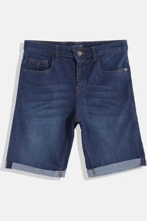 Indian Terrain Boys Washed Denim Shorts