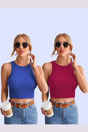 Mast & Harbour Cotton Crop Top