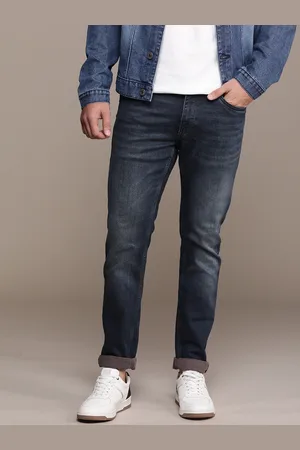 Nautica Men Mid-Rise Slim Fit Light Fade Stretchable Jeans