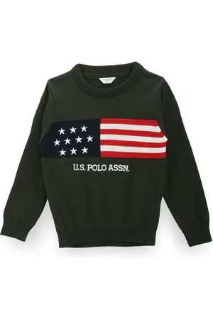 Ralph Lauren Boys Graphic Printed Pure Cotton Pullover