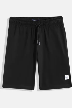Indian Terrain Boys Solid Pure Cotton Shorts