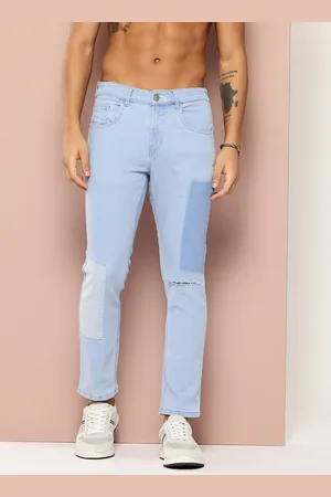 HARVARD Men Slim Fit Slash Knee Stretchable Jeans