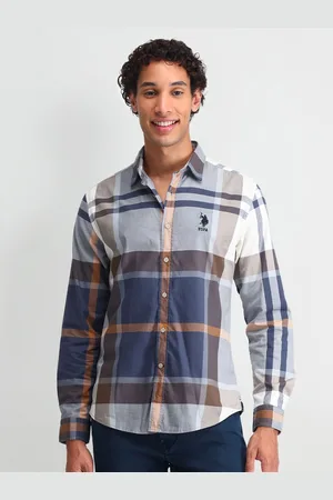 Ralph Lauren Men Smart Slim Fit Opaque Checked Casual Shirt