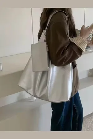 Stylecast Colourblocked Structured Hobo Bag