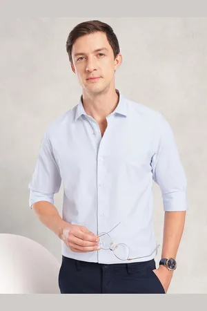 Nautica Classic Fit Pure Cotton Water Repellent Casual Shirt