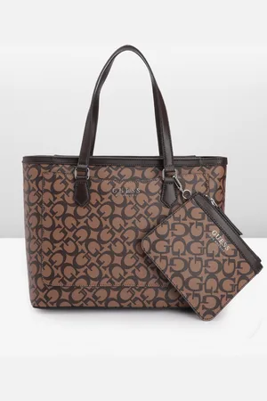 Guess Printed Structured Shoulder Bag