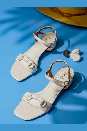 Inc 5 Women Block Sandals With Buckle Detail