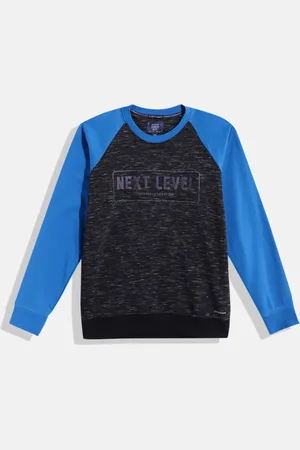 Indian Terrain Boys Typography Printed Sweatshirt