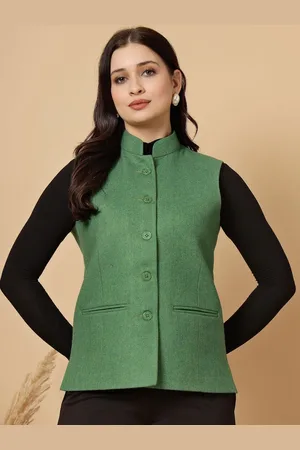 Kalini Women Sleeveless Nehru Jacket