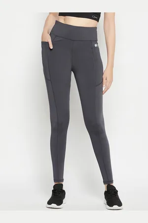Clovia High Rise Rapid Dry Ankle Length Sports Tights