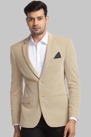 Park Avenue Self Design Single-Breasted Active Fit Casual Blazer