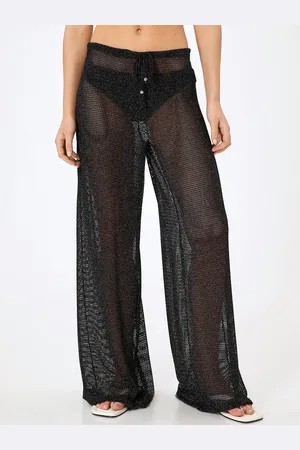 Koton Women Mid-Rise Parallel Trousers