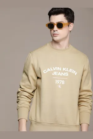 Calvin Klein Brand Logo Printed Casual Sweatshirt
