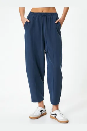 Koton Women Cropped Modal Regular Trouser