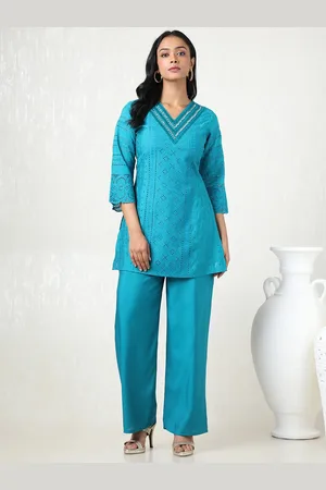 Soch Embroidered Tunic With Trousers Co-Ord