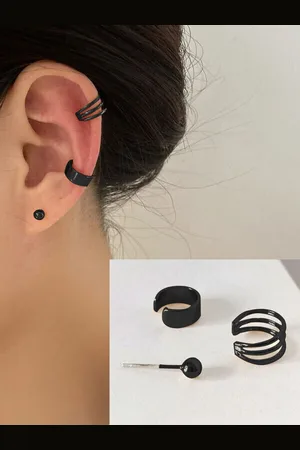 Krelin Set Of 3 Contemporary Studs Earrings