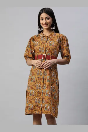 Kalini Floral Print Shirt Dress