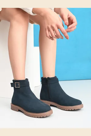 San Frissco Women High-Top Block-Heeled Regular Boots