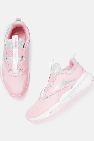 Reebok Girls Pink Woven Design XT Sprinter Slip Running Shoes