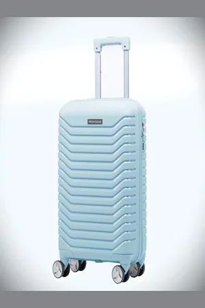 Provogue Textured Hard-Sided Large Trolley Suitcase