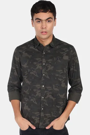 Flying Machine Men Regular Fit Printed Cotton Casual Shirt