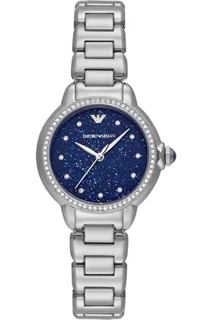 Emporio Armani Women Embellished Dial & Stainless Steel Straps Analogue Watch AK_AR11630