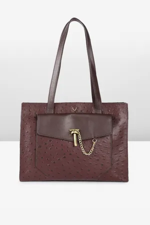 Hidesign Regine Animal Printed Textured Shoulder Bag