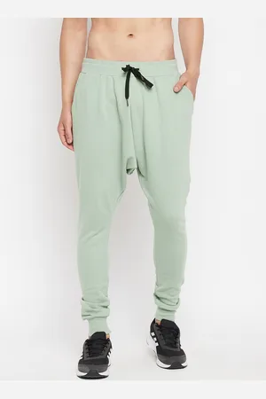 FUGAZEE Men Green Pure Cotton Joggers