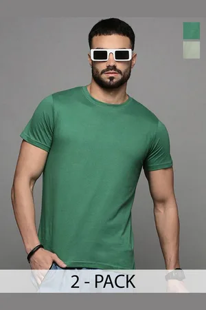 ETC Pack Of 2 Pure Cotton Men T-shirt