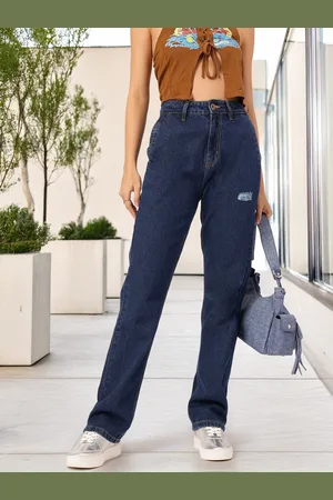 DressBerry Women Vintage Vibes Straight Fit Jeans